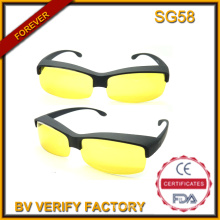 Sg58 seguridad gafas de sol con lentes amarillas